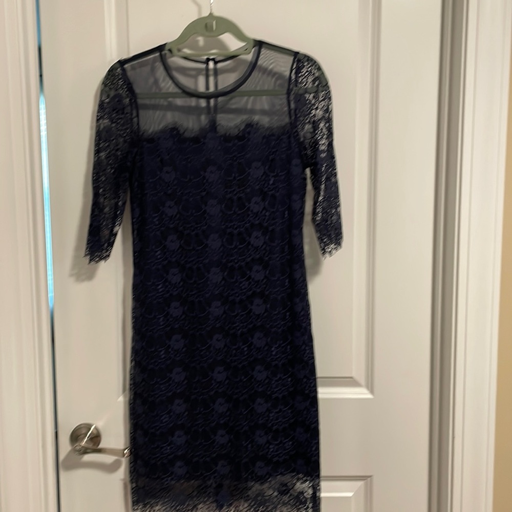 BCBG Lillian Blue Lace dress